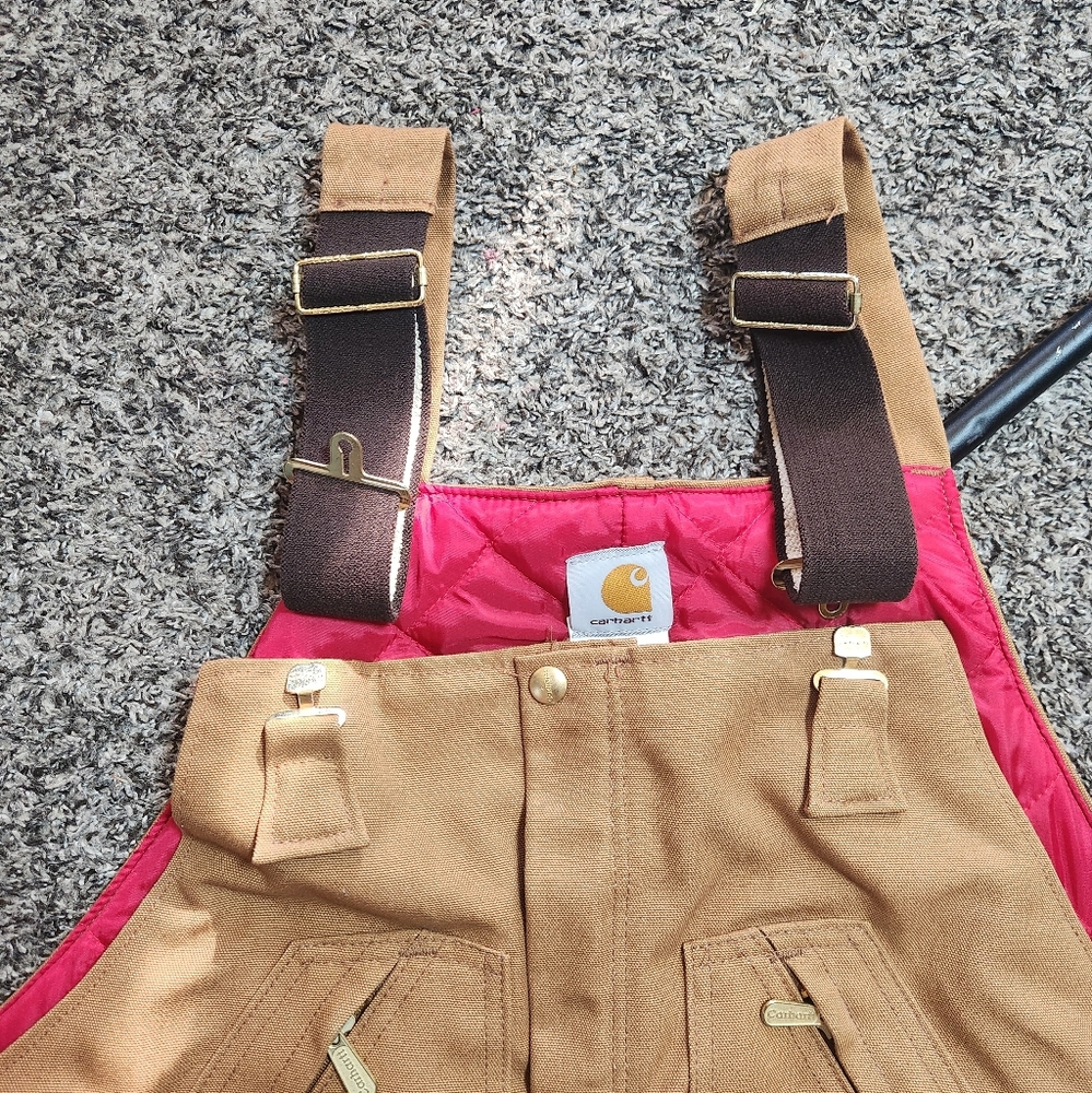 Carhartt Duck Zip-to-waist Biberall Quilt Lined Overall Size 50×30 NWT - Picture 6 of 16